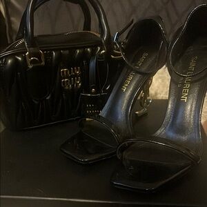 Saint Laurent Black Women's Heels